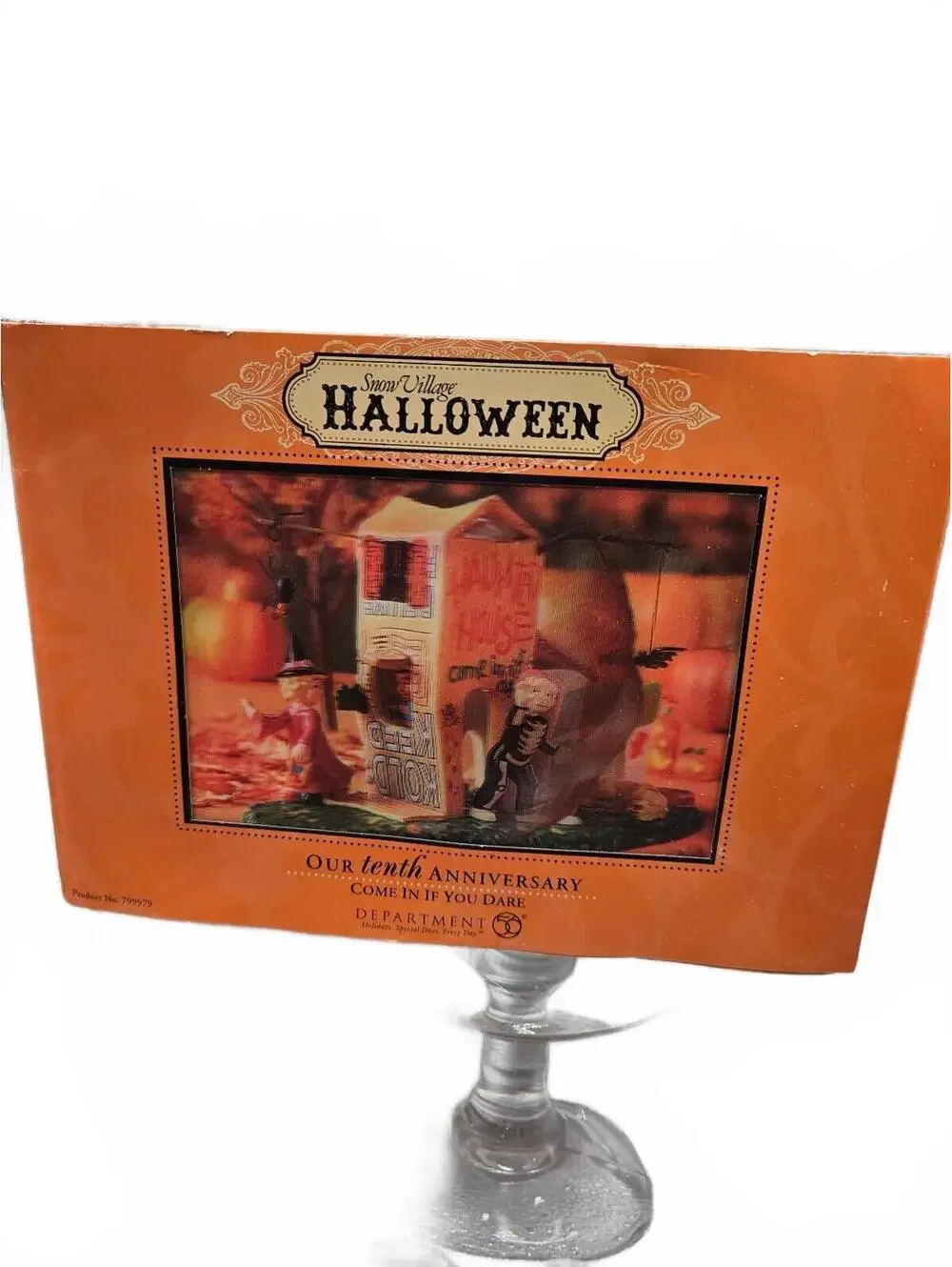As Is Dept 56 - Come In If You Dare 799979 Snow Village Accessory Hallmark